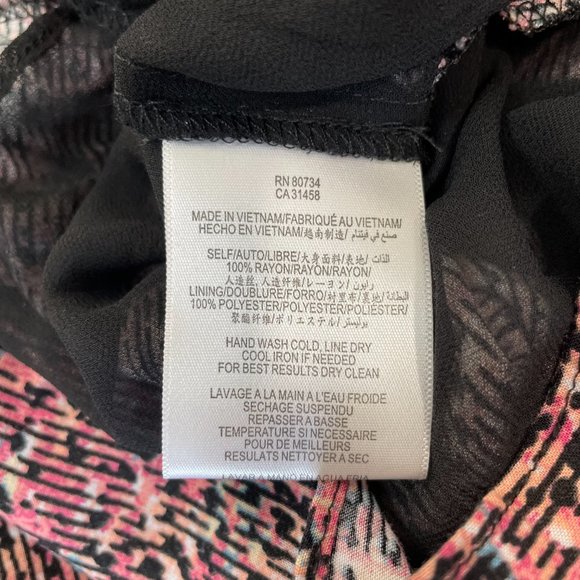 BCBGeneration Romper 2 Pink Black Pleated One Shoulder Pockets BCBG Women's - Picture 14 of 14